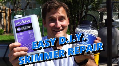 How to Repair a CRACKED Pool Skimmer!